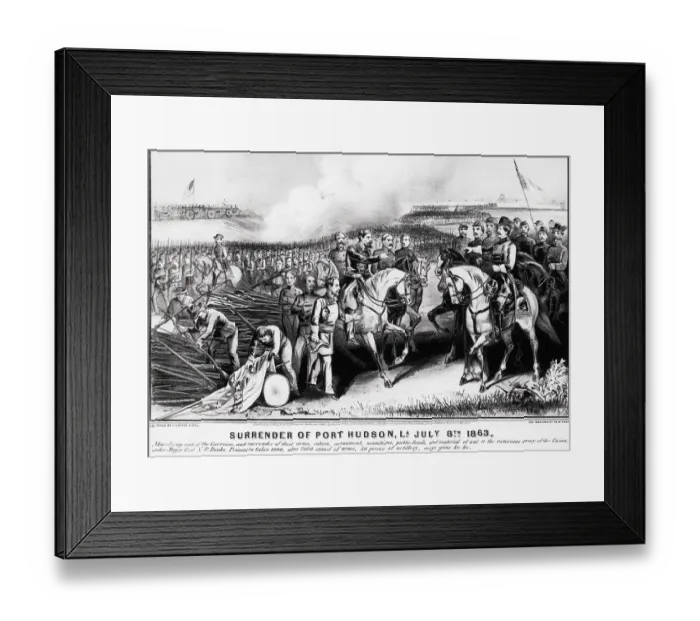 Framed Print : Surrender Of Port Hudson