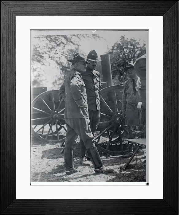 Framed Print : Colonels Inspecting Military Equipment Framed Print : Colonels Inspecting Military Equipment