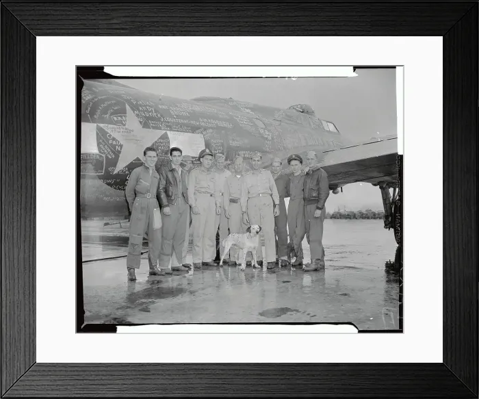 Framed Print : Military Plane Back from War Framed Print : Military Plane Back from War