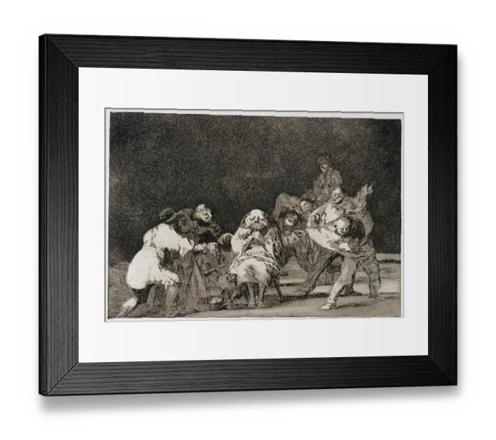 Framed Print : Los Disparates No. 17: Loyalty by Francisco de Goya Framed Print : Los Disparates No. 17: Loyalty by Francisco de Goya