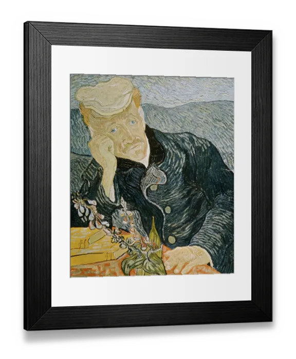 Framed Print : Dr. Gachet by Vincent van Gogh Framed Print : Dr. Gachet by Vincent van Gogh