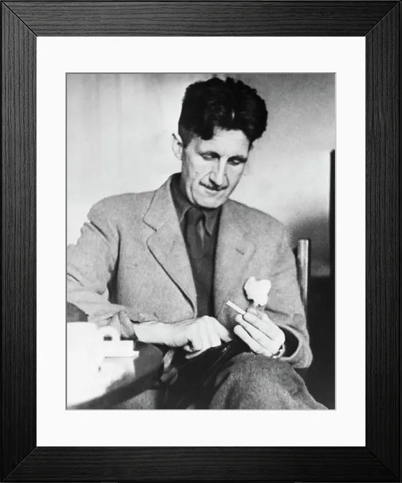 Framed Print : George Orwell Framed Print : George Orwell