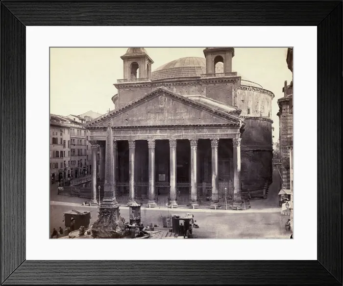 Framed Print : Rome's Pantheon General View Framed Print : Rome's Pantheon General View