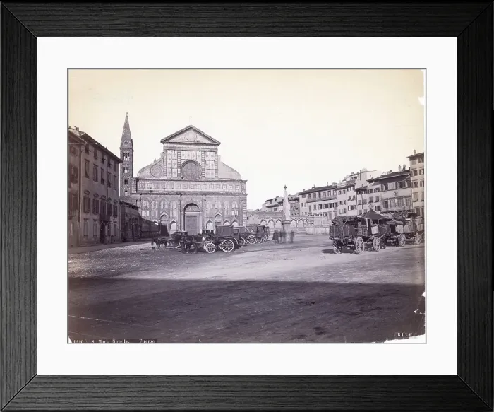 Framed Print : Santa Maria Novella & Churchyard Framed Print : Santa Maria Novella & Churchyard
