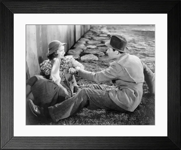 Framed Print : Henry Fonda / Lily Pons in Movie Still Framed Print : Henry Fonda / Lily Pons in Movie Still