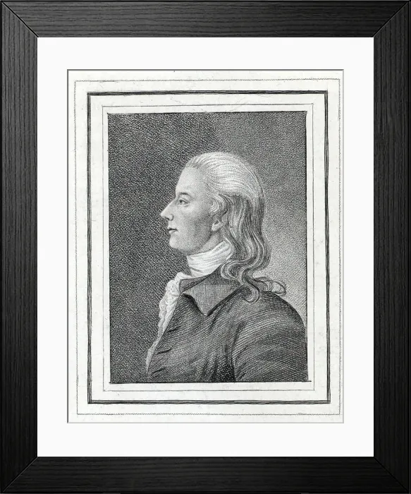 Framed Print : Profile Engraving of Lord George Gordon Framed Print : Profile Engraving of Lord George Gordon