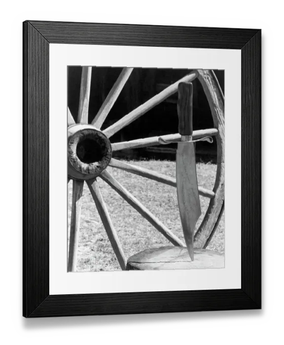 Framed Print : Bowie Knife Replica Framed Print : Bowie Knife Replica