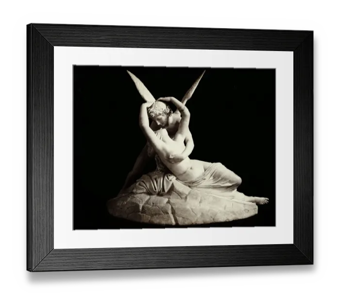 Framed Print : Cupid and Psyche by Antonio Canova Framed Print : Cupid and Psyche by Antonio Canova