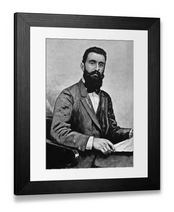 Framed Print : Theodor Herzl Framed Print : Theodor Herzl