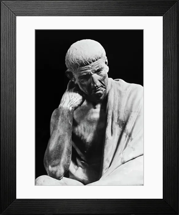 Framed Print : Hellenistic Statue of Aristotle Framed Print : Hellenistic Statue of Aristotle