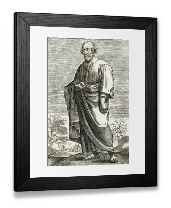 Framed Print : Portrait Of Greek Philosopher Epicurus Framed Print : Portrait Of Greek Philosopher Epicurus