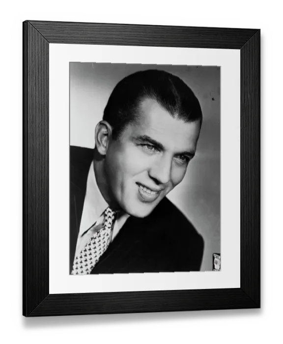 Framed Print : Head Shot Portrait Of Ed Sullivan In Tie