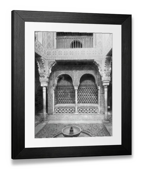 Framed Print : Hall Of Repose In The Alhambra Palace