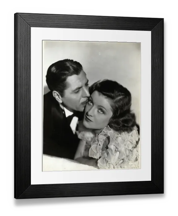 Framed Print : Myrna Loy & Warner Baxter Close-Up Framed Print : Myrna Loy & Warner Baxter Close-Up
