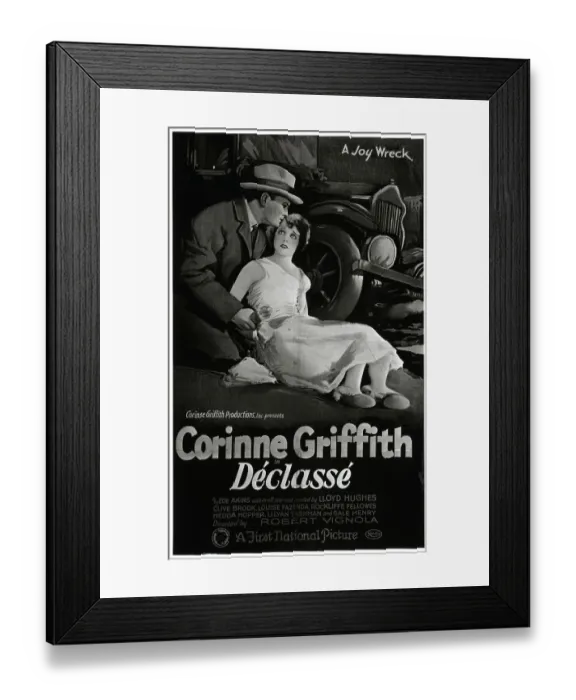 Framed Print : Declasse Movie Poster