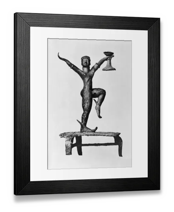 Framed Print : Etruscan Sculpture Of Dancer Framed Print : Etruscan Sculpture Of Dancer