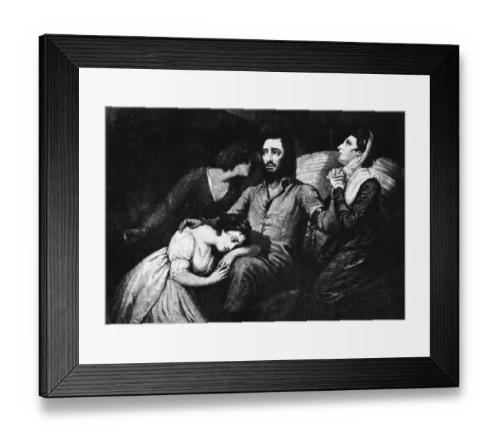 Framed Print : Lafayette and Family in Prison Framed Print : Lafayette and Family in Prison