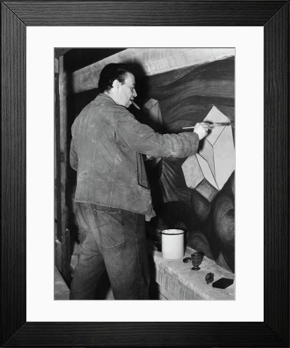 Framed Print : Profile Photo Of Diego Rivera Painting Framed Print : Profile Photo Of Diego Rivera Painting