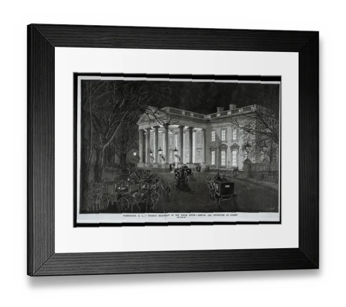 Framed Print : Holiday Reception At The White House