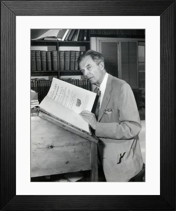 Framed Print : Portrait Of Novelist Aldous Huxley Framed Print : Portrait Of Novelist Aldous Huxley