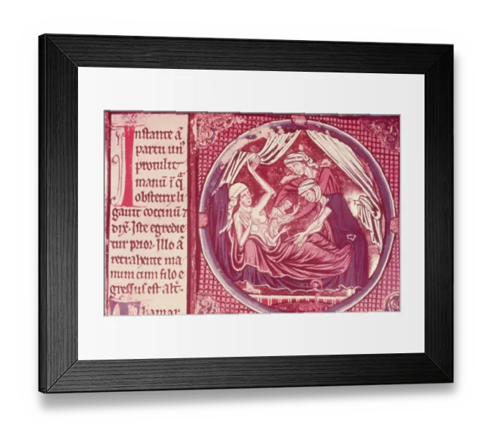 Framed Print : Midwives Assist With Birth of Twins Framed Print : Midwives Assist With Birth of Twins