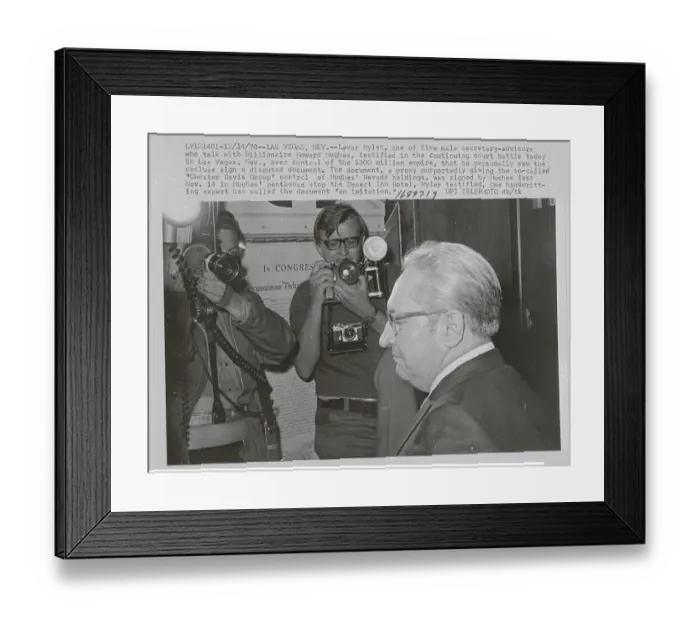Framed Print : Press Photographing Levar Myler Framed Print : Press Photographing Levar Myler