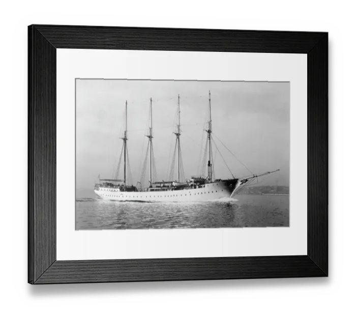 Framed Print : View of Classy Ship on the Waters Framed Print : View of Classy Ship on the Waters