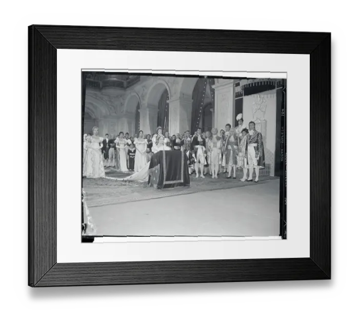 Framed Print : Josephine Kneeling for Crown Framed Print : Josephine Kneeling for Crown