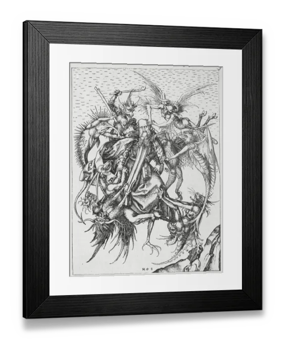 Framed Print : Temptation of Saint Anthony Framed Print : Temptation of Saint Anthony