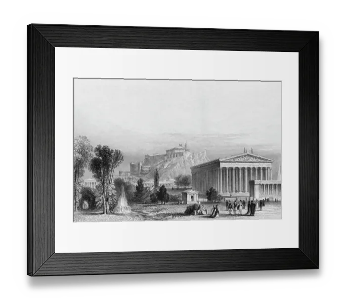 Framed Print : Restoration Of The Temple Of Jupiter Framed Print : Restoration Of The Temple Of Jupiter