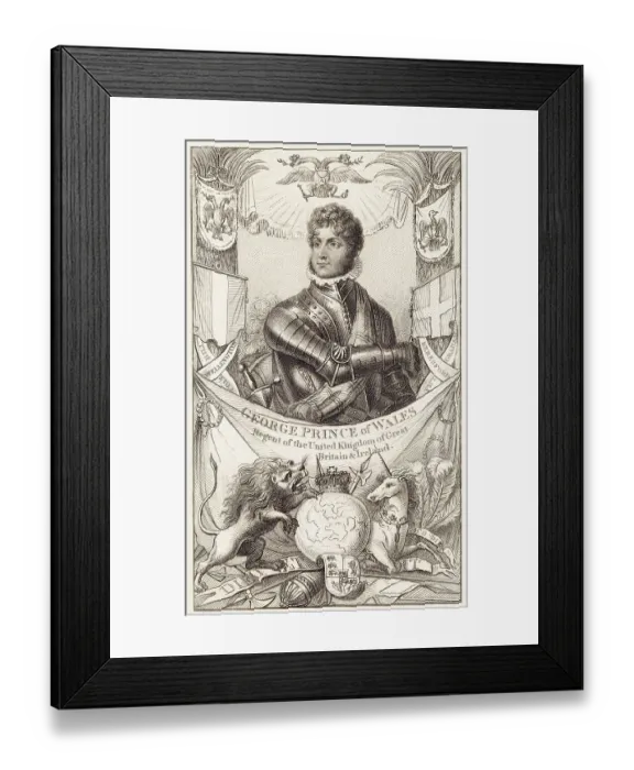 Framed Print : King George IV Framed Print : King George IV