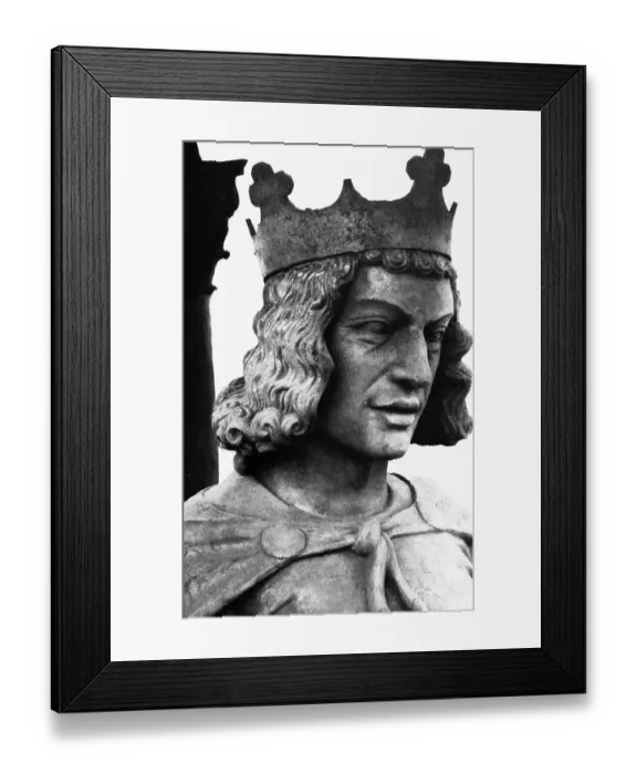 Framed Print : Detail Of Otto The Great Statue Framed Print : Detail Of Otto The Great Statue