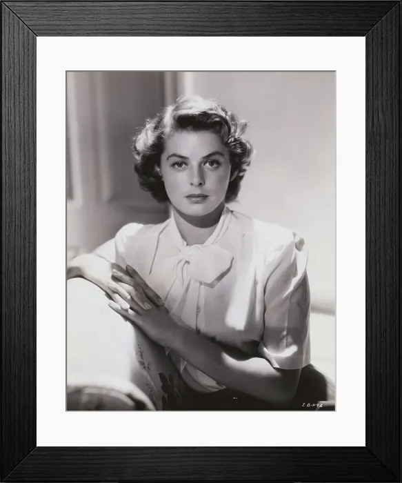 Framed Print : Portrait of Ingrid Bergman Framed Print : Portrait of Ingrid Bergman
