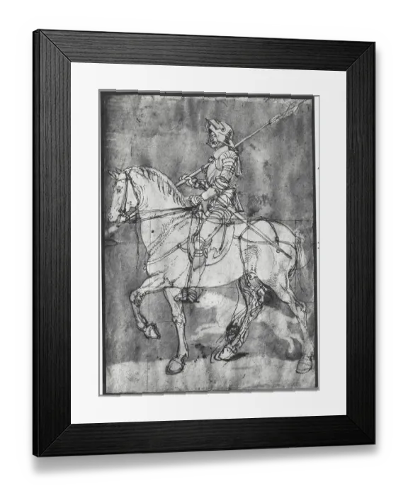 Framed Print : Knight, Death and Devil by Albrecht Durer Framed Print : Knight, Death and Devil by Albrecht Durer