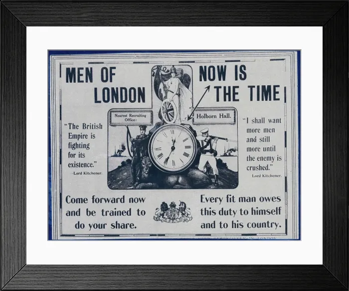 Framed Print : Recruitment Poster Framed Print : Recruitment Poster