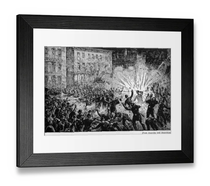 Framed Print : The Haymarket Bomb