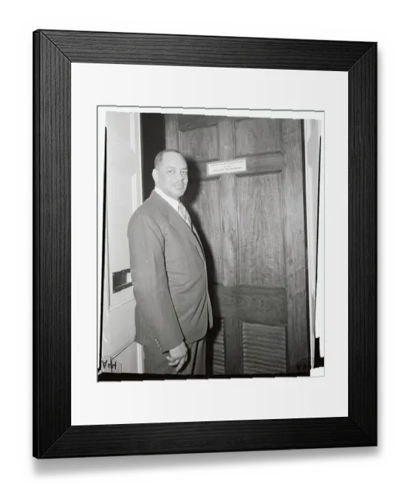Framed Print : William L. Dawson Standing and Posing for Camera Framed Print : William L. Dawson Standing and Posing for Camera
