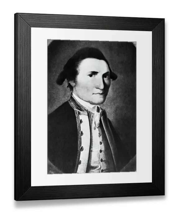 Framed Print : Painted Portrait of Captain James Cook