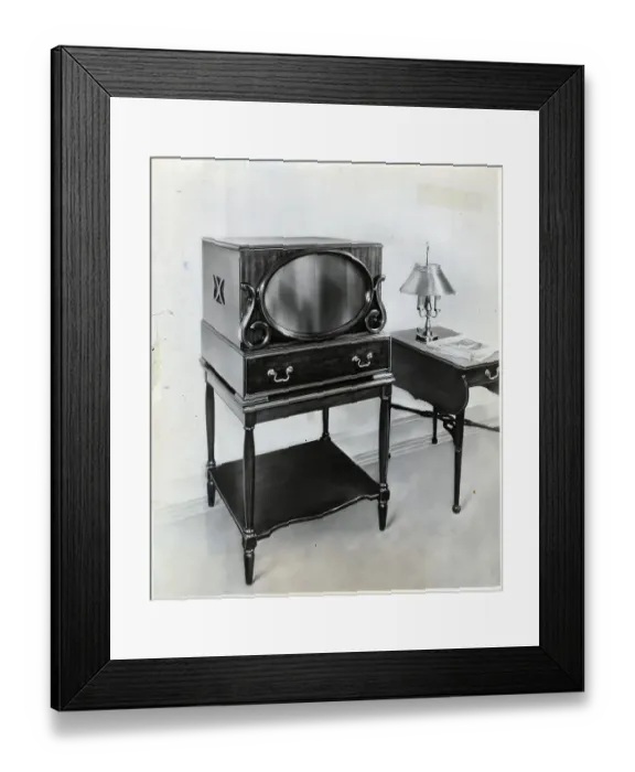 Framed Print : Television With Transparent Mirror Framed Print : Television With Transparent Mirror