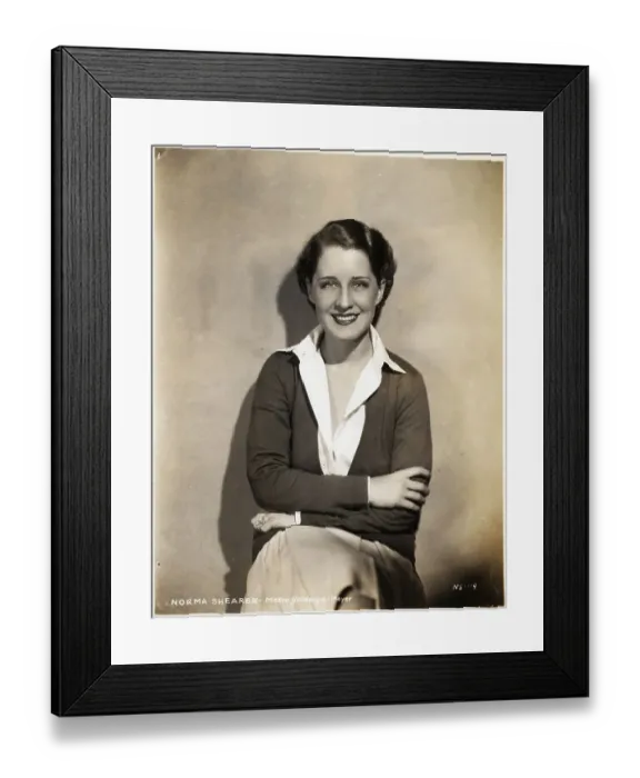 Framed Print : Norma Shearer Seated Portrait 3 / 4 Framed Print : Norma Shearer Seated Portrait 3 / 4