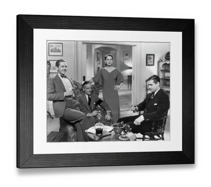 Framed Print : N.Shearer W / 'Strange Interlude Actors Framed Print : N.Shearer W / 'Strange Interlude Actors