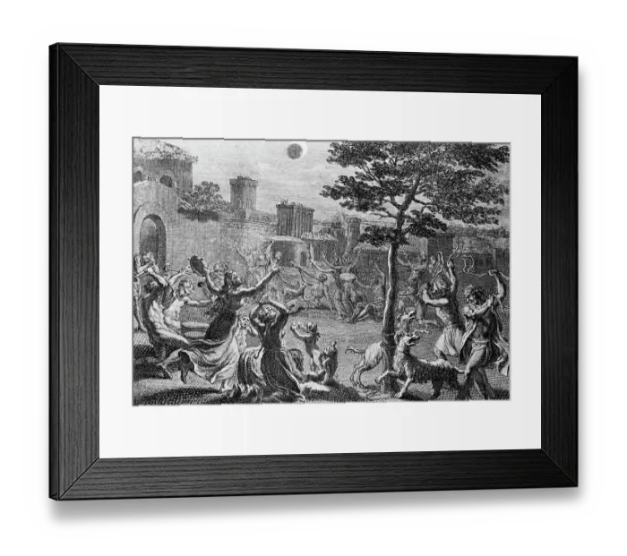 Framed Print : Engraving People Upset W / Arms Up Eclipse Framed Print : Engraving People Upset W / Arms Up Eclipse