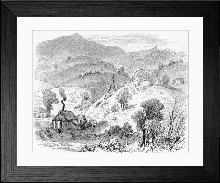 Framed Print : Fremont Mill And Vein Framed Print : Fremont Mill And Vein