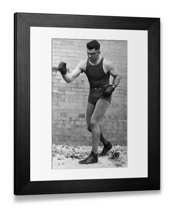 Framed Print : Jack Dempsey In A Fighting Stance Framed Print : Jack Dempsey In A Fighting Stance