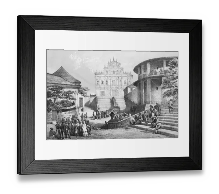 Framed Print : Worship At Jesuit Convent In China Framed Print : Worship At Jesuit Convent In China