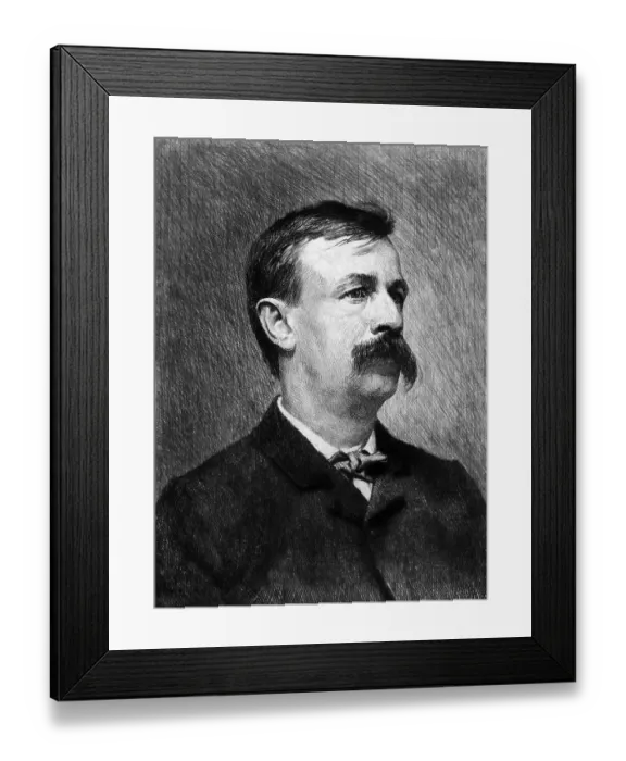 Framed Print : Portrait of Edward Bellamy Framed Print : Portrait of Edward Bellamy