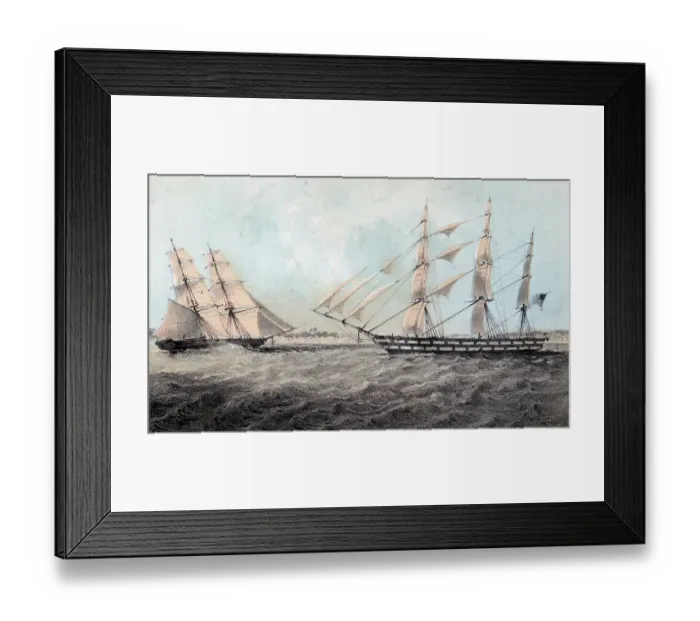 Framed Print : American Slave Ship Martha Framed Print : American Slave Ship Martha