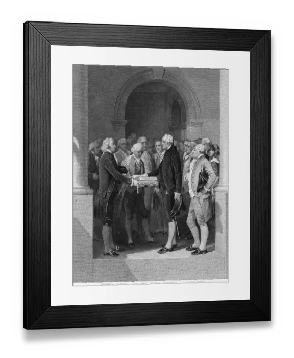 Framed Print : Inauguration Of Geroge Washington Framed Print : Inauguration Of Geroge Washington