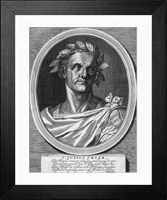 Framed Print : Portrait of Julius Ceasar Framed Print : Portrait of Julius Ceasar