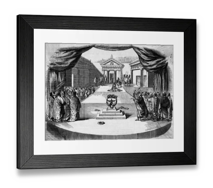 Framed Print : Last Scene Of Antigone;'Man Weeps In Ce Framed Print : Last Scene Of Antigone;'Man Weeps In Ce